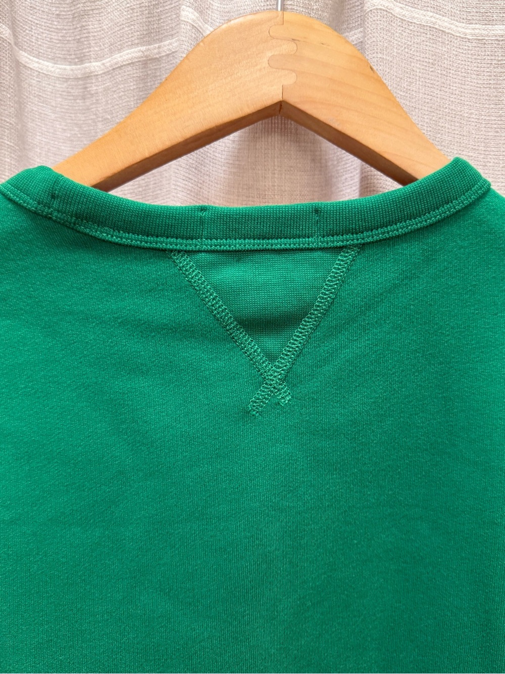Polo by Ralph Lauren Green Crewneck Sweatshirt with Embroidered Pony - Picture 6 of 8